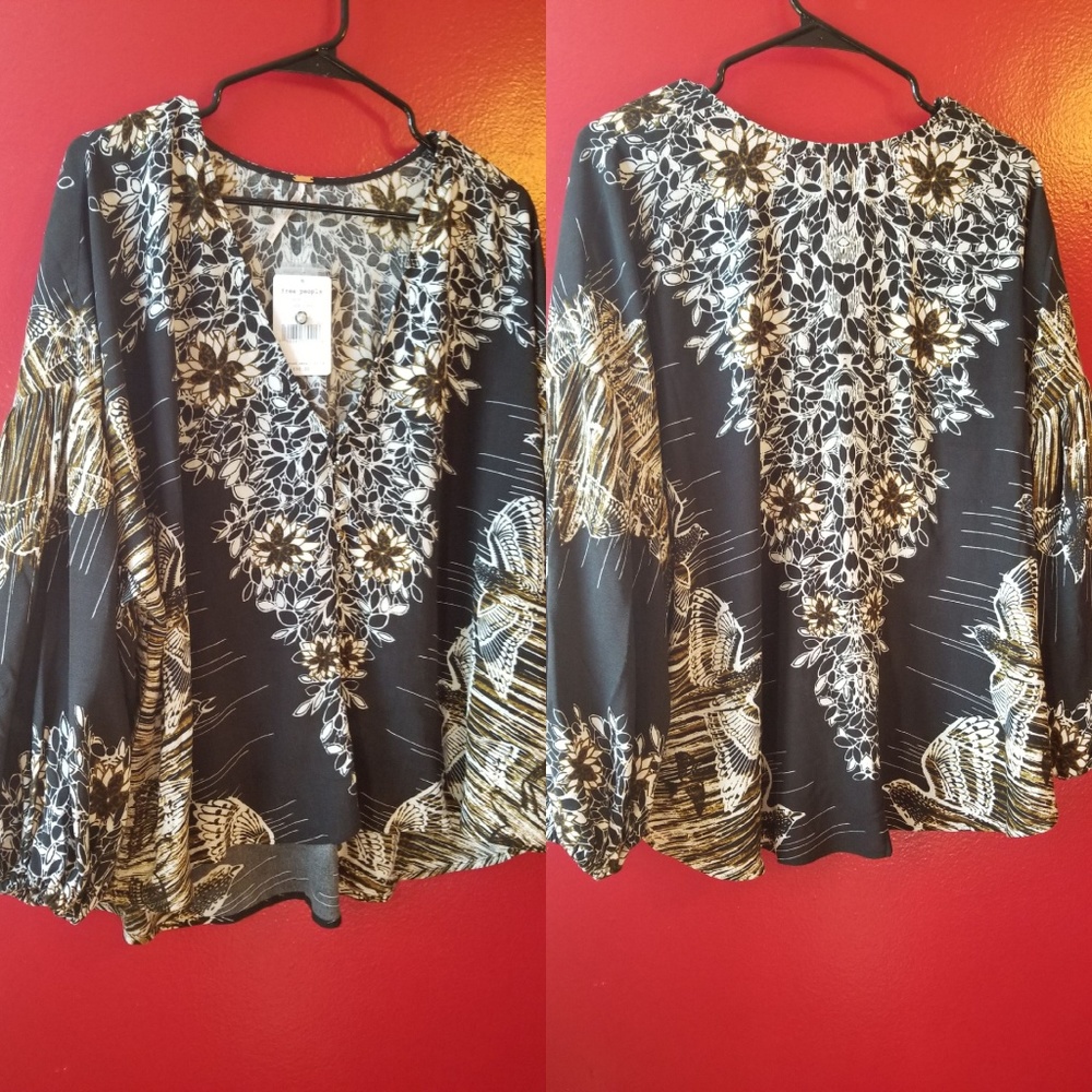 NWT Free People Birds of a Feather Top - Picture 3 of 4